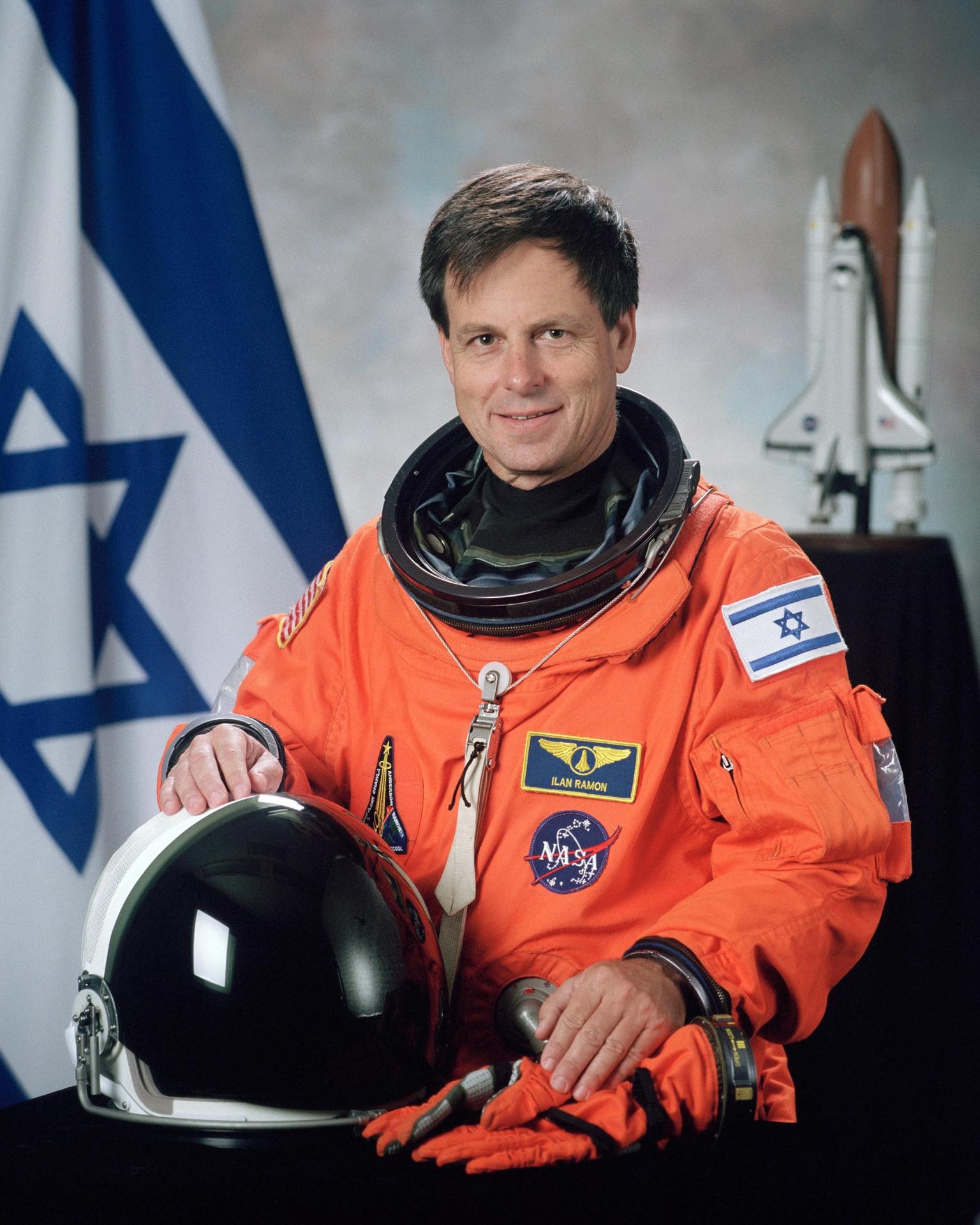 İlan Ramon; NASA arşivindeki astronot portresi.